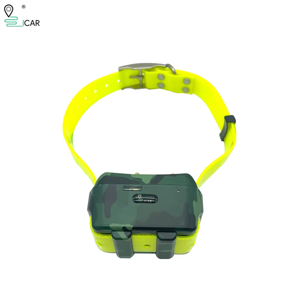 4G Hunting Dog GPS Collar Waterproof 4000Mah Capacity Animal Tracking Pet Locator Free APP with Shock/Beep/Light Function